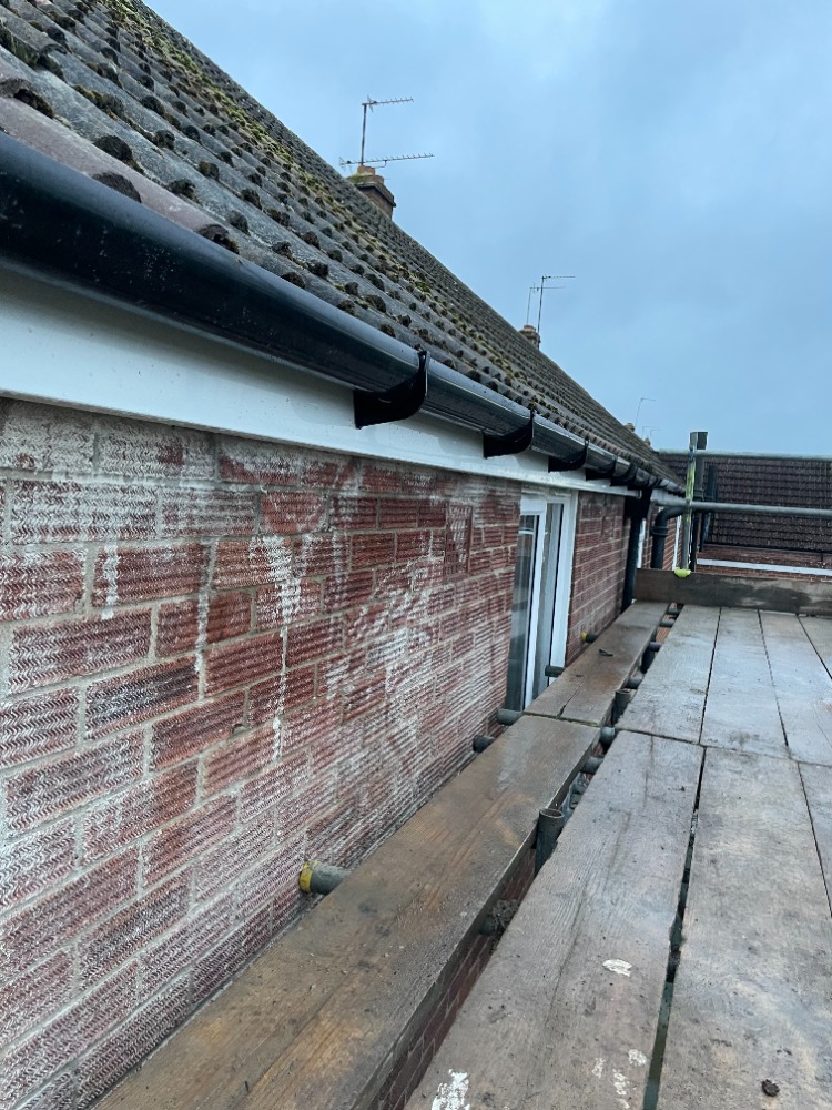 Emergency roof repair work