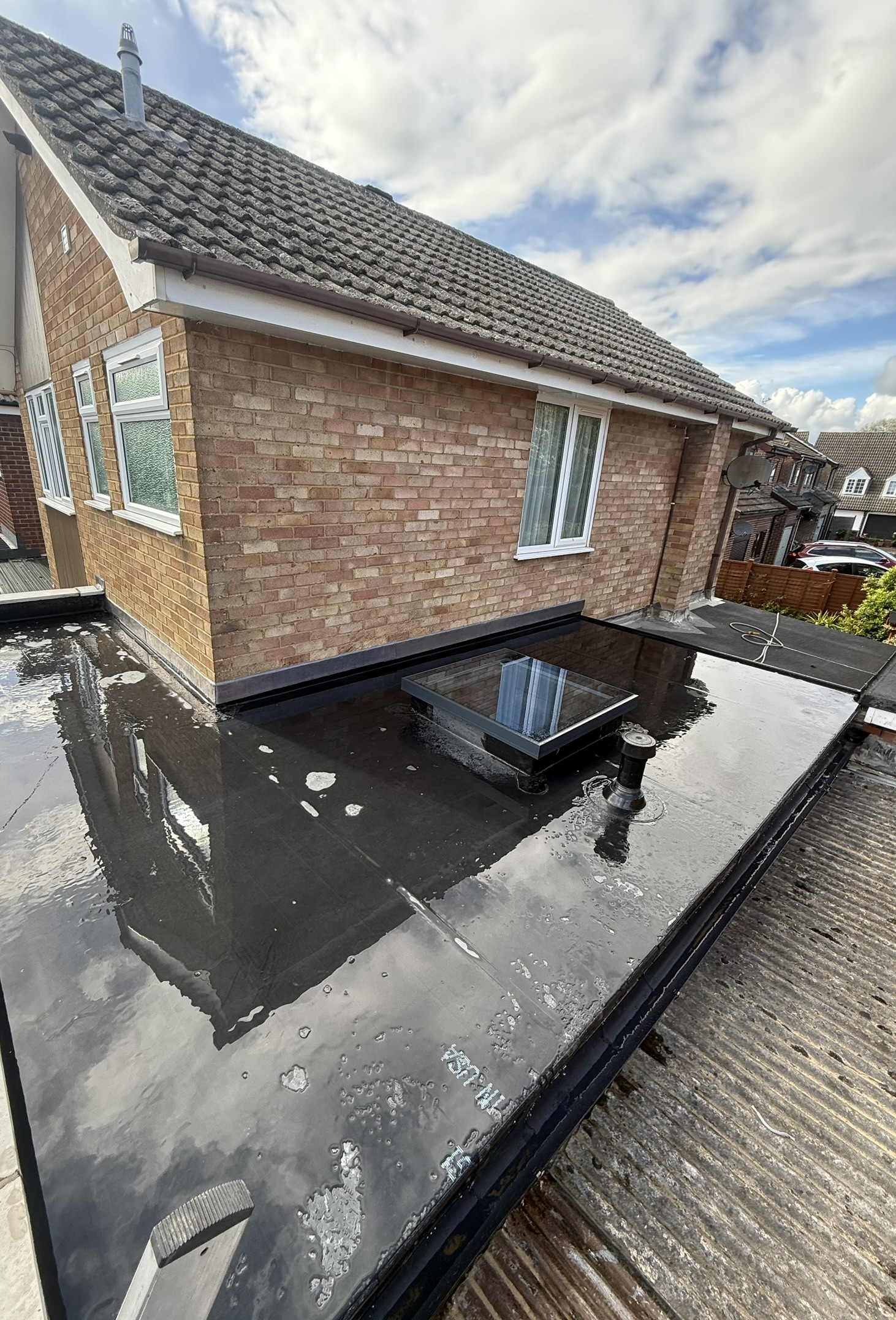 BC Roofing recent EPDM work